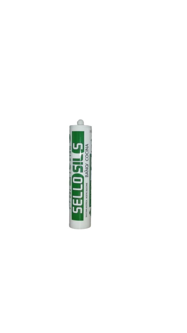 Silicona Acética transparente Baño Cocina 300 ml