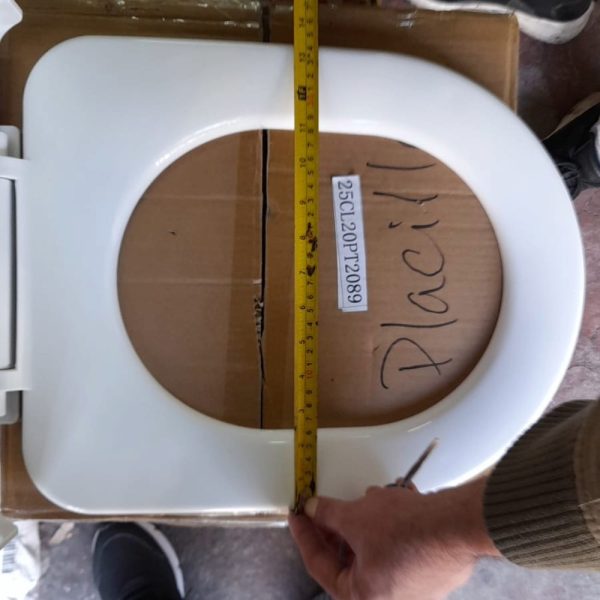 Asiento y Tapa PP WC New Atos Cierre Suave - Imagen 6