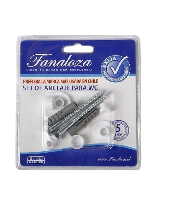 Set de Anclaje Para WC Fanaloza