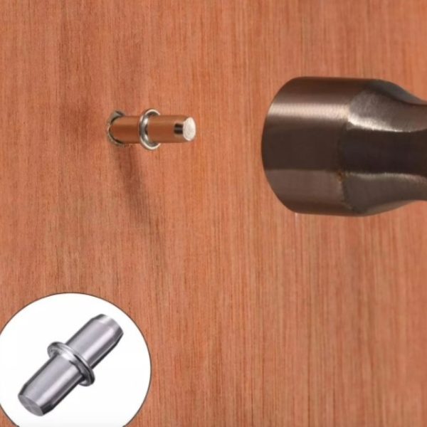 Soporte Repisa Duplo 5mm Metal Cromado 50 Unidades - Imagen 2