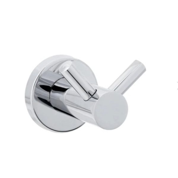 Percha Doble Benton Cromo