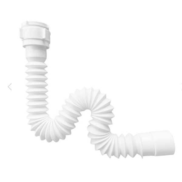 Sifón Flexible Universal 1 1/2" y 1 1/4" con Adaptador y Sujetador - Imagen 2
