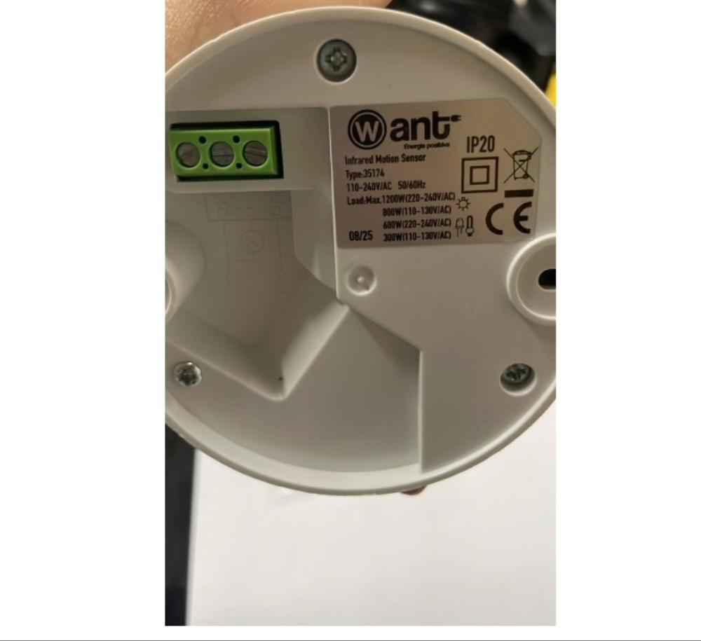 Sensor De Movimiento 360° Interior Blanco - Imagen 2