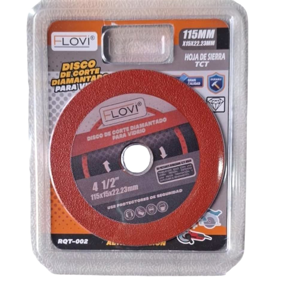 Disco Diamantado Para Vidrio 4 1/2 Rqt-002