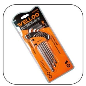 Llave Allen Hexagonal 9 Pzas